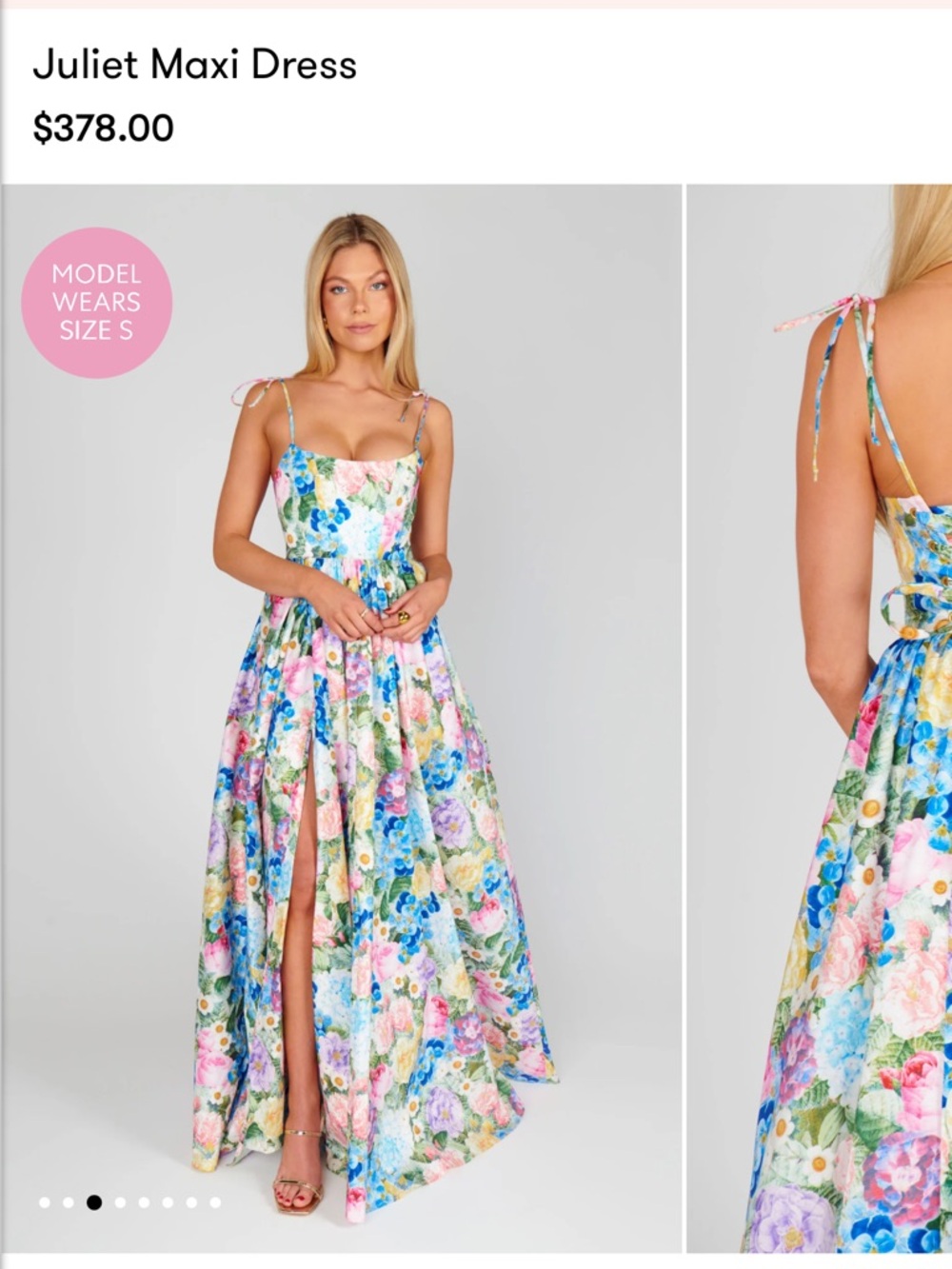 Show me your mumu Juliette maxi dress